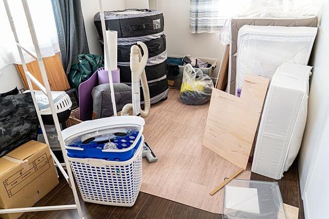 現状のまま(室内残存物なども全て)買い受けます