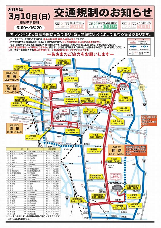 名古屋ウィメンズマラソン2019【東海住宅　名古屋】
